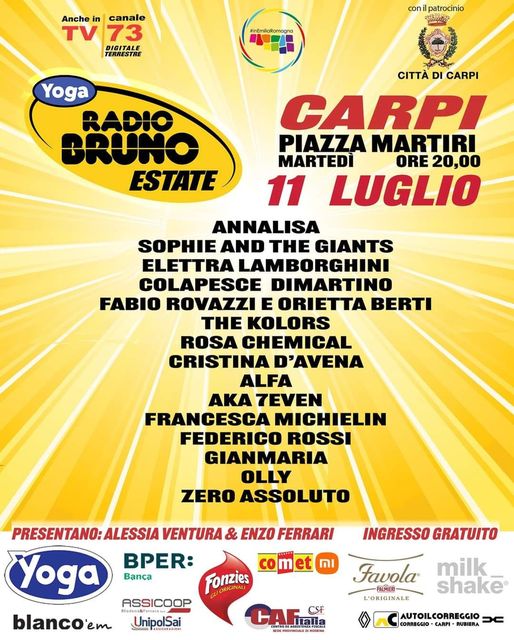 Yoga Radio Bruno Estate 2023 a Carpi