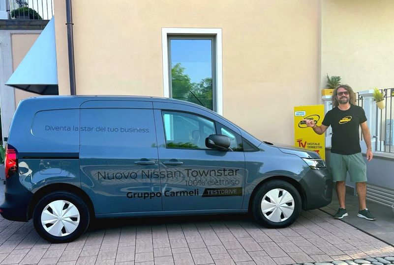 In giro con il nuovo Nissan Townstar del Gruppo Carmeli