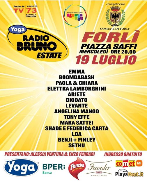 Yoga Radio Bruno Estate 2023 a Forlì