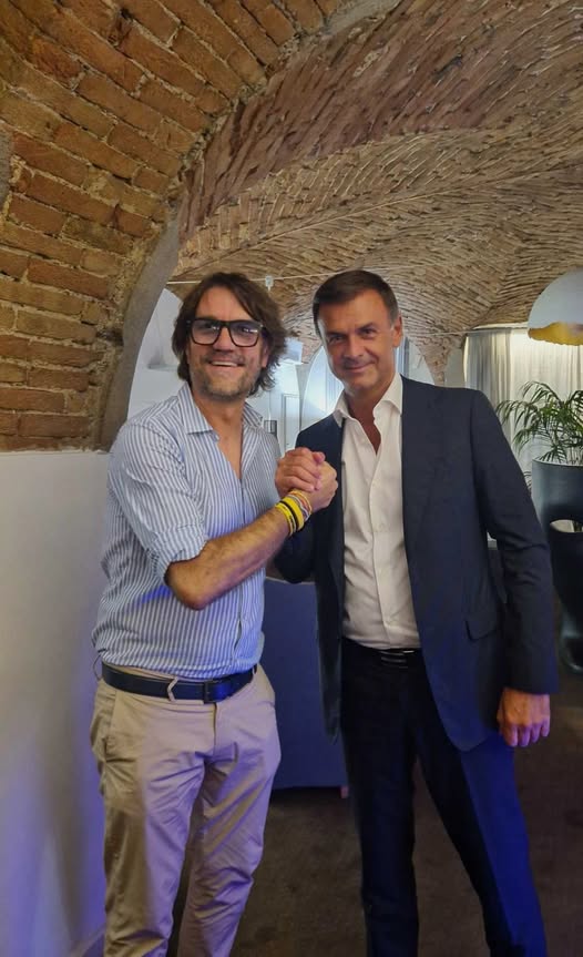 Insieme al Presidente di Coldiretti, Ettore Prandini