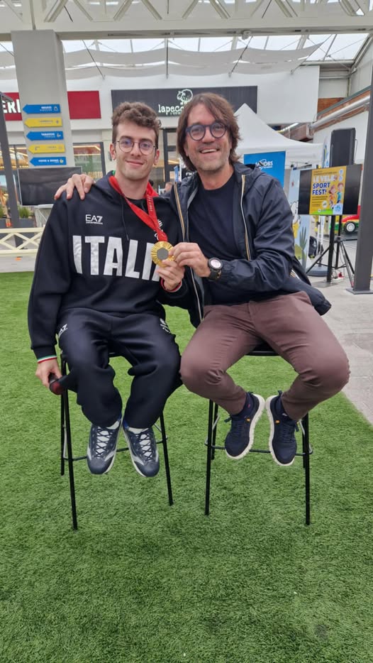 Con Federico Bicelli Campione Paralimpico di Nuoto