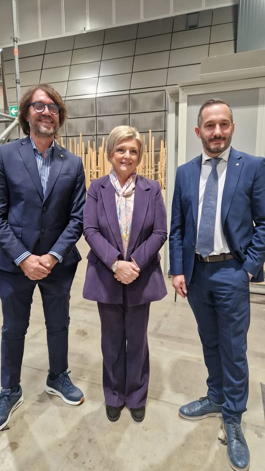 Con il Ministro del Lavoro e delle Politiche Sociali, Marina Calderone e Mauro Grandi