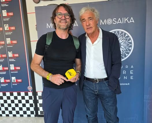 Con Massimo Giletti